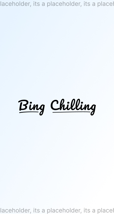 Présentation de la collection Bing Chilling.